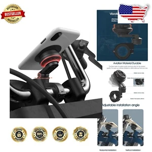 Secure Motorcycle Phone Mount with Fast Attach/Detach & Vibrational Protection - Picture 1 of 11