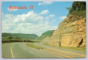 Interstate 75 Road and Landscape View UNP WOB Postcard - Picture 1 of 2