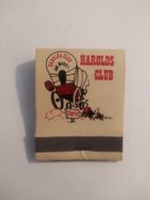 Vintage Matches From Harold's Club Reno Nevada