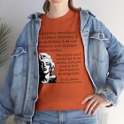 Self Love Manifesto Marilyn Monroe Quote Tee Shirts Own Your Flaws Inspiration