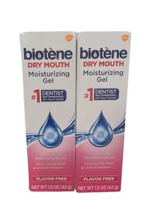 BIOTENE Dry Mouth Gel 1.5oz ( 2 pack ) Flavor Free - Picture 1 of 1