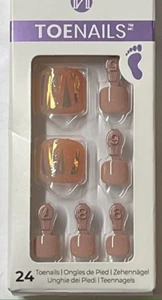 KISS IMPRESS PRESS-ON TOE NAILS ONE-STEP GEL PEDICURE TOENAILS NEW YOUR LOVE - Picture 1 of 2