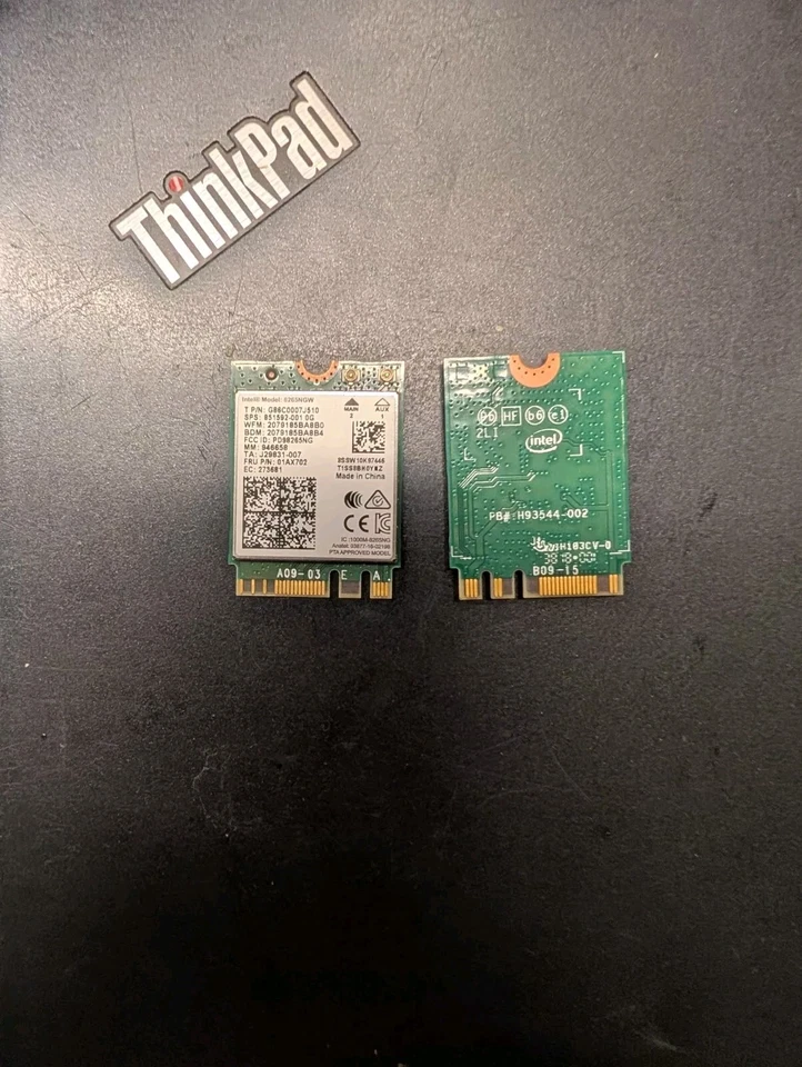  Intel Dual Band Wireles AC8265 Model:8265NGW Neue Version TA-006 867Mbps 08F3Y8 - Bild 1 von 1