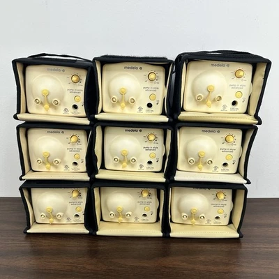Lote de 9 motores extractores de leche Medela con estilo avanzados de 9V solo PROBADOS Foto 1 de 4