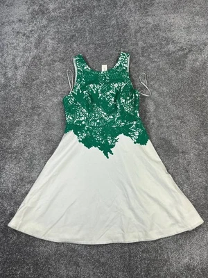 Vestido Moulinette Soeurs Mujer 10 Verde Blanco Encaje Blusa Nuevo Foto 1 de 4