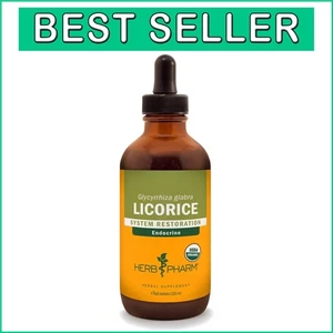 4 oz Organic Licorice Liquid Extract - Rapid Absorption for Endocrine Wellness - Picture 1 of 2