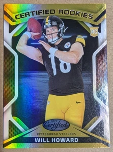 2025 Panini Certified Football #CRK-WHD WILL HOWARD RC Certified Rookies - Bild 1 von 1