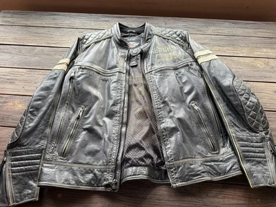 Harley Davidson Lederjacke Leather Riding Gear Summer  XL Neu New - Bild 1 von 4