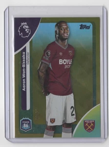 2025/26 Topps Premier League Aaron Wan-Bissaka #20/50 West Ham Gold Foil - Picture 1 of 2