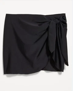 Old Navy Damen Side-Tie Mini Swim Sarong Black Jack Gr. L/XL - Bild 1 von 2