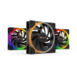 be quiet! Light Wings 120mm PWM high-speed ARGB 4-pin Gehäuselüfter 3er Pack - Bild 1 von 6