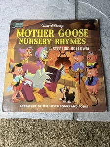 Walt Disney*Mother Goose Nursery Rhymes w/Sterling Holloway DQ1211 Vinyl Vintage - Imagen 1 de 4