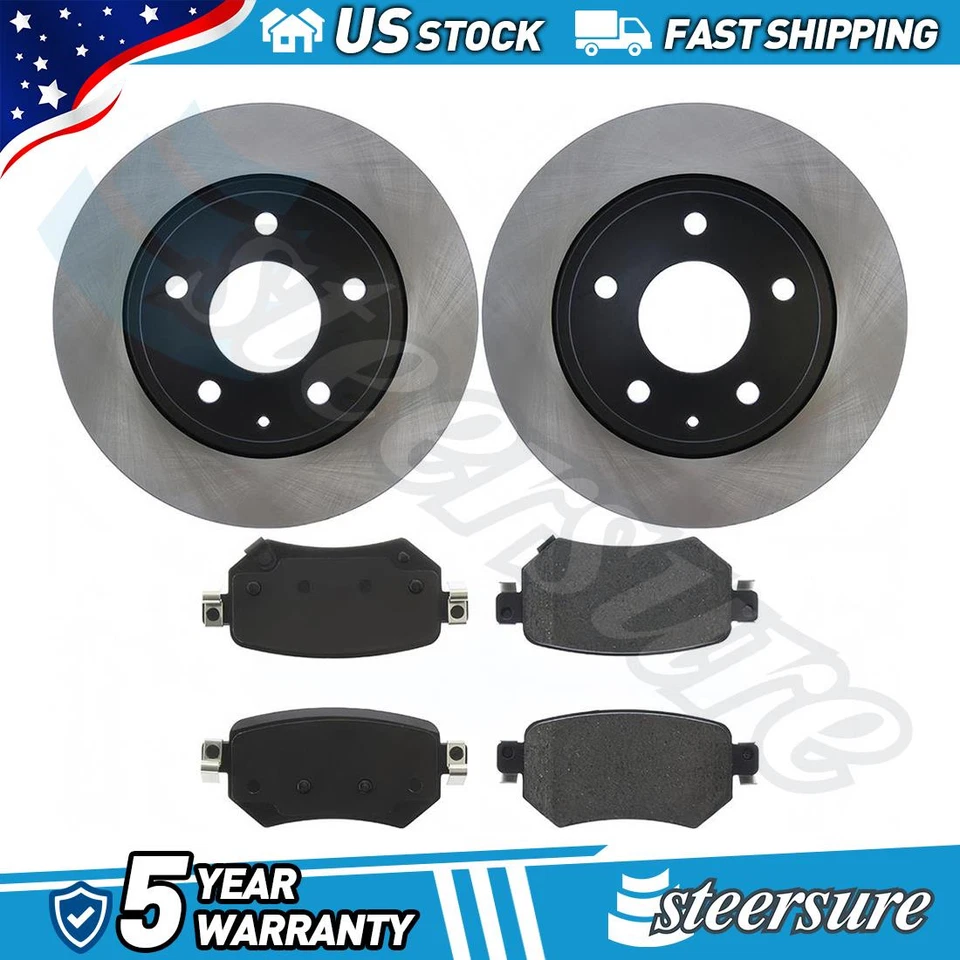 Pastilhas de freio traseiras e kit de rotor para Mazda 6 2016 2017 2.5L L4 - Imagem 1 de 1