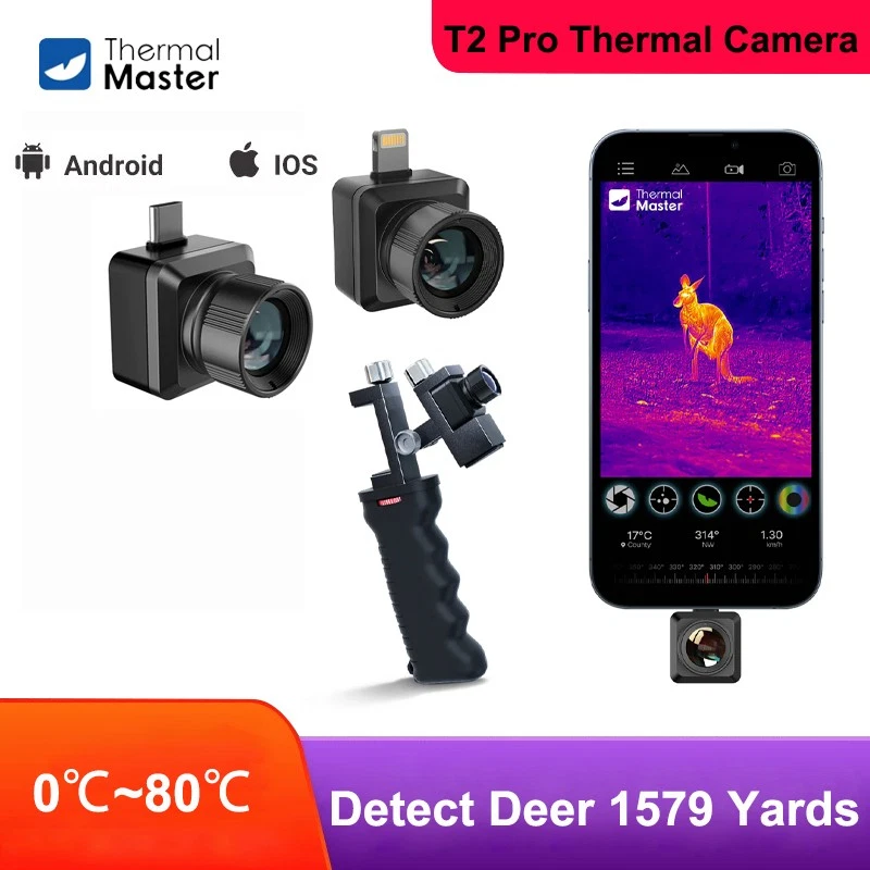 Thermal Master T2 Pro Thermal Imaging Camera for Android iPhone 15X Zoom 13mm - Image 1 of 4