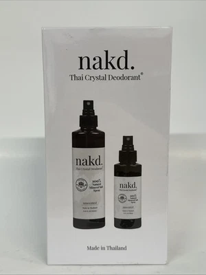 Nakd. Spray desodorante de cristal tailandés - 2 botellas de desodorante en aerosol de sal Foto 1 de 2