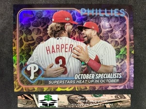 Tarjeta #275 Phillies Topps Bryce Harper EASTER EGG FOIL 2024 - Imagen 1 de 2