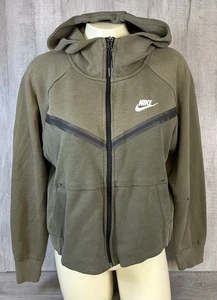 Nike Hoodie Sweatshirt Full Zip Distressed Bleach Spot Athliesure Damen Gr. M - Bild 1 von 18