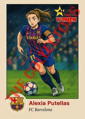 ALEXIA PUTELLAS FC BARCELONA 2012. ROOKIE CARD, MANGA COLLECTION. /50 - Imagen 1 de 2