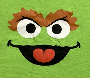 T-Shirt LADIES LRG Tank Top Sesame Street "Oscar The Grouch" T-Shirt - Picture 1 of 3