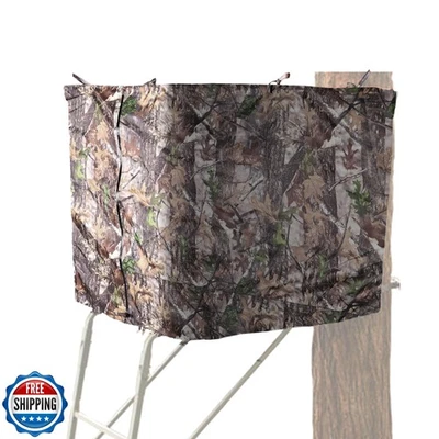 Hunting Tree Stand Blinds- Treestand Camo Blind Cover- Hunting Camouflage Gro - Image 1 of 4