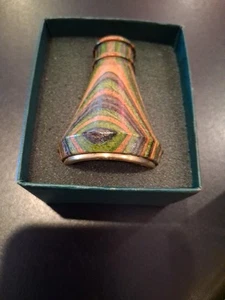 Vintage 1987 Van Cort Dragonfly Dioptric Scope Wood Brass Original Box  Nice - Picture 1 of 6