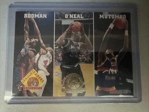 1993-94 NBA Hoops - Shaquille O'Neal, Dennis Rodman, Dikembe Mutombo #284 - Picture 1 of 2