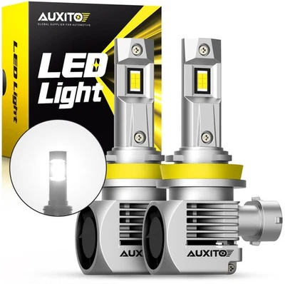 Kit de faros LED AUXITO H8 H11 H9 Canbus bombillas de haz alto bajo súper brillantes 6000K Foto 1 de 4