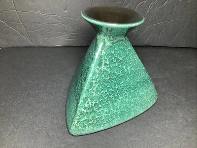 Vaso VEB Haldensleben Qualitats Keramik Alemanha verde carstens - Imagem 1 de 4