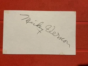 Mickey Vernon🔥🔥MLB Debut 7/28/39 Washington Senators 🔥🔥Autograph 🔥 - Picture 1 of 1