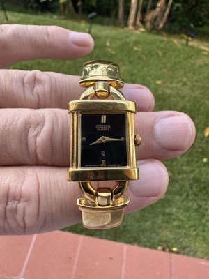 Vintage - Reloj Citizen Mujer Chapado en Oro Cuarzo Foto 1 de 4