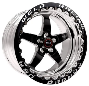 Weld Racing 71HB7100N72F S71 17x10 Black Wheel 5x120mm 7.2in Single Beadlock - Picture 1 of 2