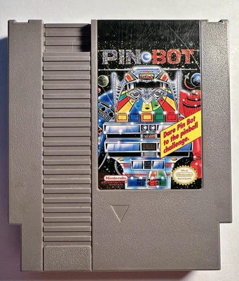 Pinbot Pin Bot Nintendo NES Video Game - Image 1 of 2