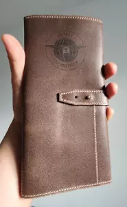 Longines Spirit Soft Brown Leather Travel Watch Wallet - Picture 1 of 11