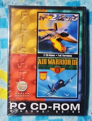 IF22 v.5 and Air Warrior III Double Pack PC CD-ROM Game - NEW & SEALED - Image 1 of 3