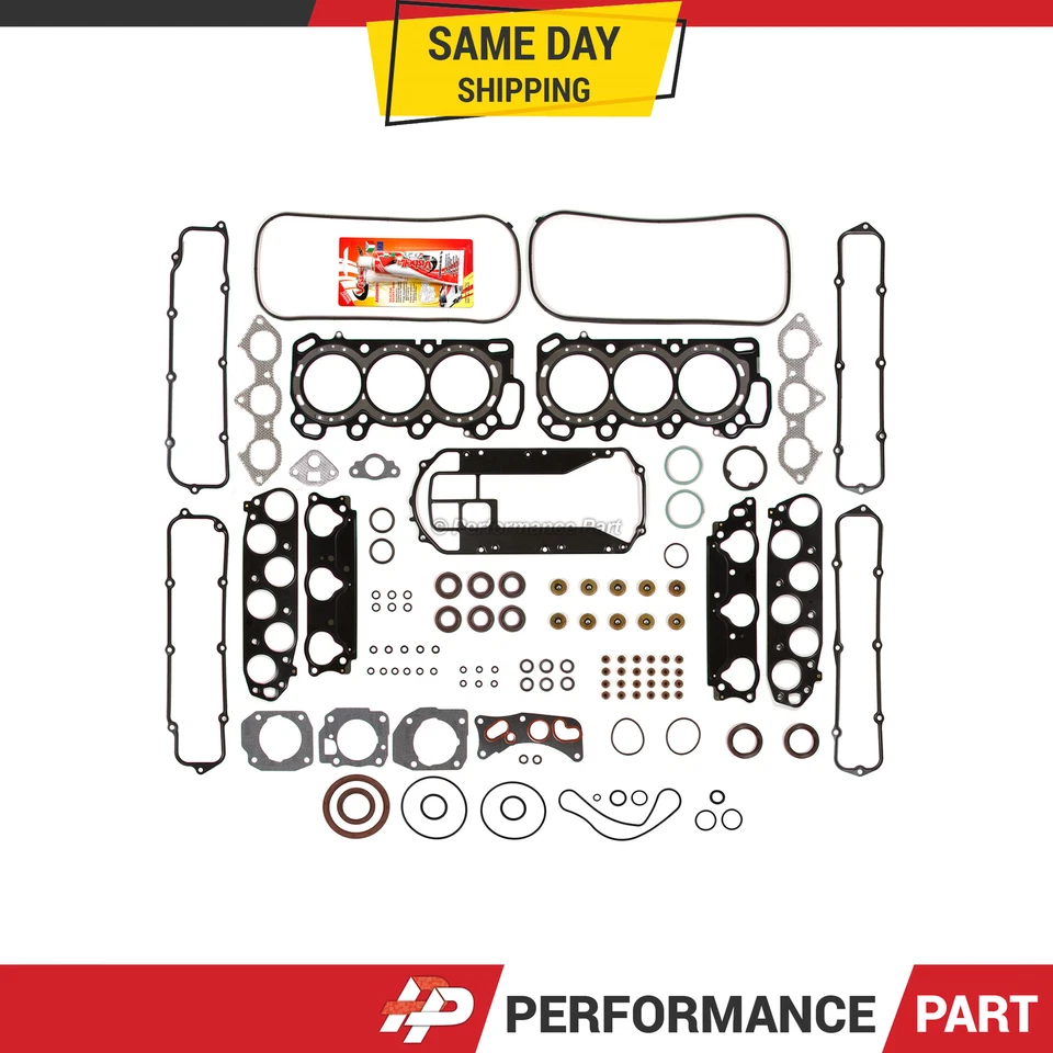 全套垫片套装适用于 99-03 讴歌 CL TL MDX V6 VTEC 3.2 3.5L J32A1 J32A2 J35A3 — 第 1/4 张图片