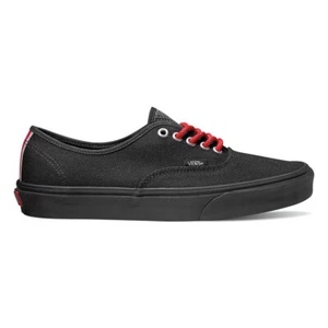 VANS U AUTÉNTICAS Tenis (OTW Tela) Negras/Rojas/Reflectantes Nuevas - Imagen 1 de 1