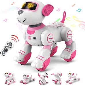 Robot Dog for Kids Age 7-8 Robot Toys Interactive Remote Control Dog Follow & To - Picture 1 of 8