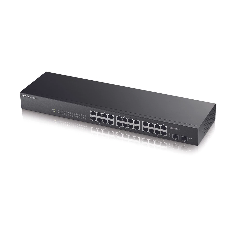 ZYXEL GS1900-24 - 24-port GbE Smart Managed Switch - Seller Refurbished - Image 1 of 4
