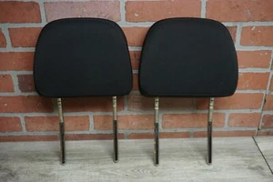 BLACK 2016-2018 CHEVROLET MALIBU FRONT RIGHT & LEFT SEAT HEADREST CLOTH SET OEM - Bild 1 von 10
