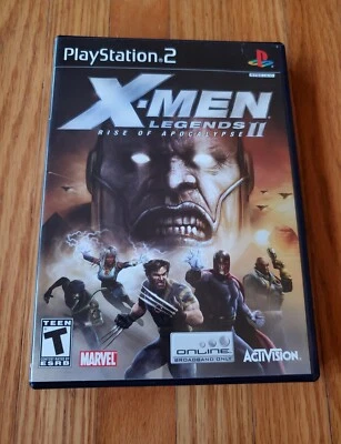 XMen Legends 2 Rise of the Apocalypse PlayStation 2 PS2 CIB X Men Marvel — 第 1/4 张图片