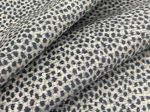 Kravet Blue Chenille Animal Skin Dot Crypton Performance Fabric 2.65 yds 34971-5 - Picture 1 of 3