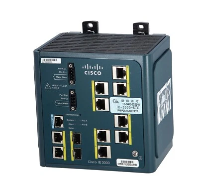 NEW CISCO IE-3000-8TC MANAGED IE SWITCH BASE MODULE 8 X 10/100/100BASE-TX PORTS - Image 1 of 4