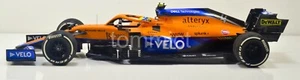 McLaren 2021 MCL35M Lando Norris Italy 1:18 w/ Velo livery in Display - Picture 1 of 16