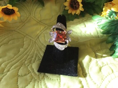 Talla 6 Fabuloso Anillo Amarillo Moda Joyería Regalo Relleno de Oro Foto 1 de 4