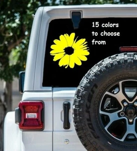 8 Sizes Daisy Flower Car Window Decal Sticker Daisy Macbook Laptop sticker - Bild 1 von 2
