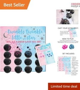 Baby Gender Reveal Party Supplies Pack Balloons Dart Game Vote Poster - Picture 1 of 11