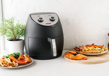 4.2-qt. Analog Air Fryer - Matte Black