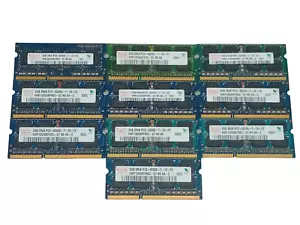 Kit of 10 Hynix 20GB (2GBx10) PC3-8500S DDR3-1066S 2Rx8 1Rx8 SODIMM Laptop RAM - Picture 1 of 7
