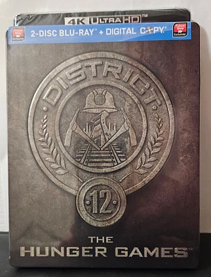 Hunger Games (2012) Blu-ray 4k Steelbook Future Shop Canada Import  New EMBOSSED - Image 1 of 4