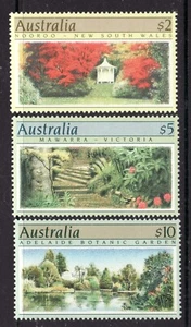 1989 Australia Sc# 1132-34 Botanical Gardens (high values) MNH Cv$27 - Picture 1 of 1